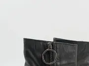 Vorschaubild 5 von Platform Ankle Boot Stiefelette Leder Schwarz Gr. 39 Absatz 10cm