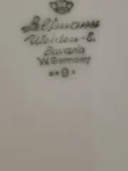 Vorschaubild 3 von Bavaria Suppenteller Porzellan Kariert Rot 23cm