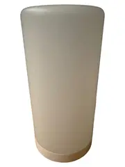 Vorschaubild 1 von Tischleuchte Minimalistisch Weiß Kunststoff Batterie 14cm Hoch