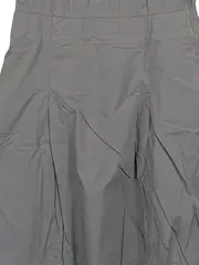 Vorschaubild 5 von Damen Businesskleid Grau Gr. 36 Baumwolle Kurzarm
