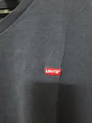 Vorschaubild 4 von Herren T-Shirt V-Ausschnitt Blau Gr. 52;XL Wolle Casual