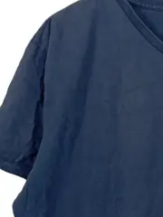 Vorschaubild 3 von Herren T-Shirt V-Ausschnitt Blau Gr. 52;XL Wolle Casual