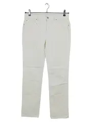 Vorschaubild 1 von Damen Jeans Straight Leg Weiß Gr. W32/40 Casual