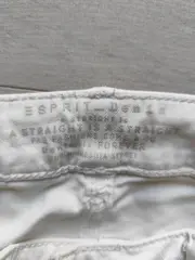 Vorschaubild 5 von Damen Jeans Straight Leg Weiß Gr. W32/40 Casual