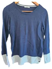Vorschaubild 1 von EDC Damen Pullover Gr. M Blau Langarm Casual