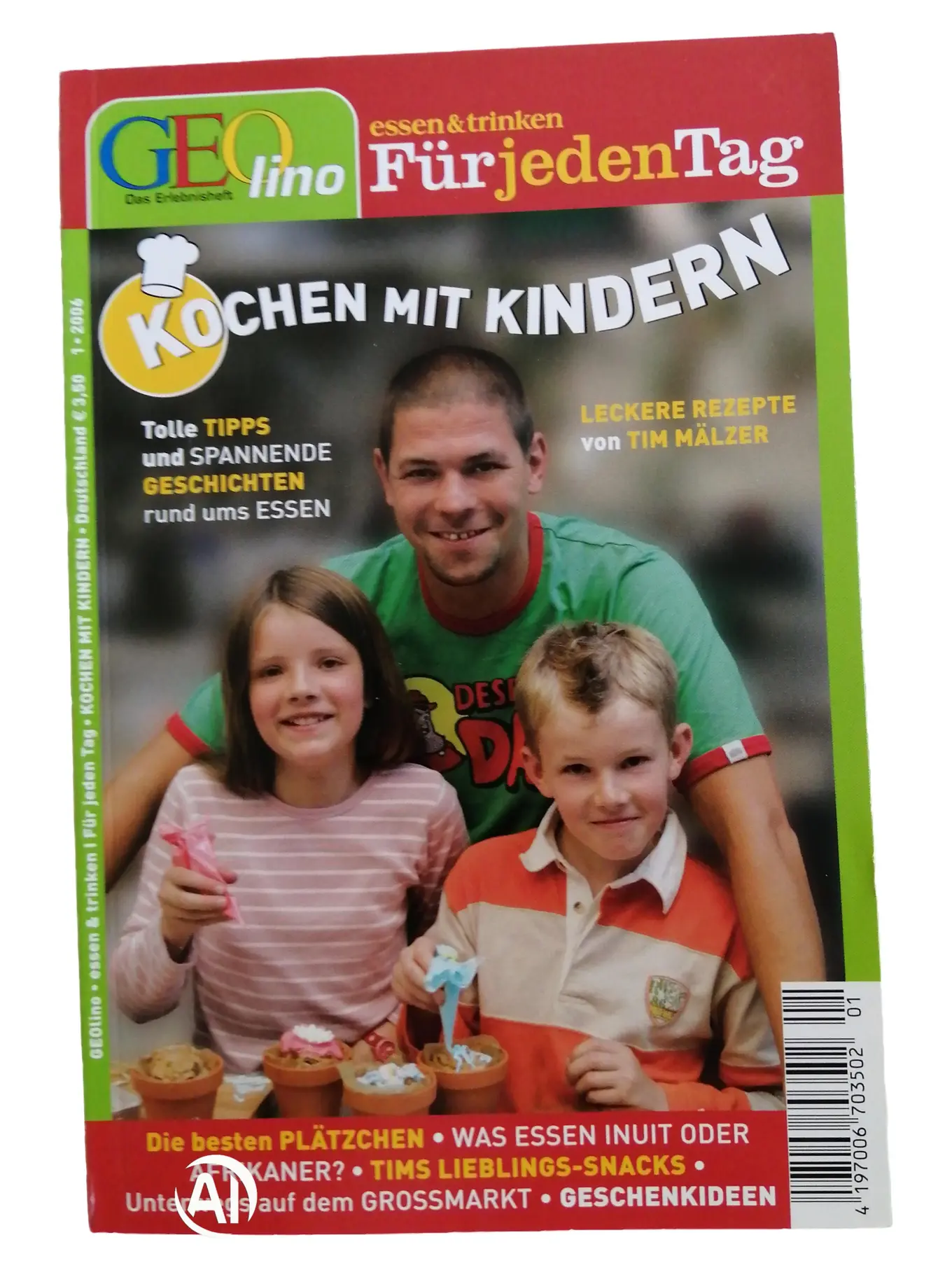 Tim Mälzer GEOlino Kochbuch Kochen für Kinder Rezepte Taschenbuch Deutsch