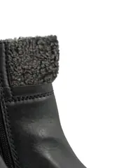 Vorschaubild 4 von Damen Stiefelette Leder schwarz Lammfellimitat Gr. 39