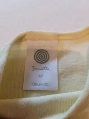 Vorschaubild 3 von Baby Body Mädchen Gr. 62 Gelb Eis-Motiv Baumwolle