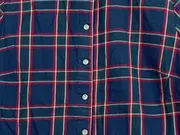 Vorschaubild 3 von Damen Hemdbluse Karohemd Gr. 40/L Blau Kariert Langarm Casual