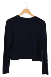 Vorschaubild 1 von Damen Pullover Blau Gr. 36/S Klassisch mit Strass