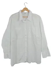 Vorschaubild 1 von Herren Hemd Langarm Basic Weiß Gr. 50/L Baumwolle