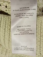 Vorschaubild 6 von SAMSøE & SAMSøE Damen Pullunder Gr. 34/XS Grün Lochmuster