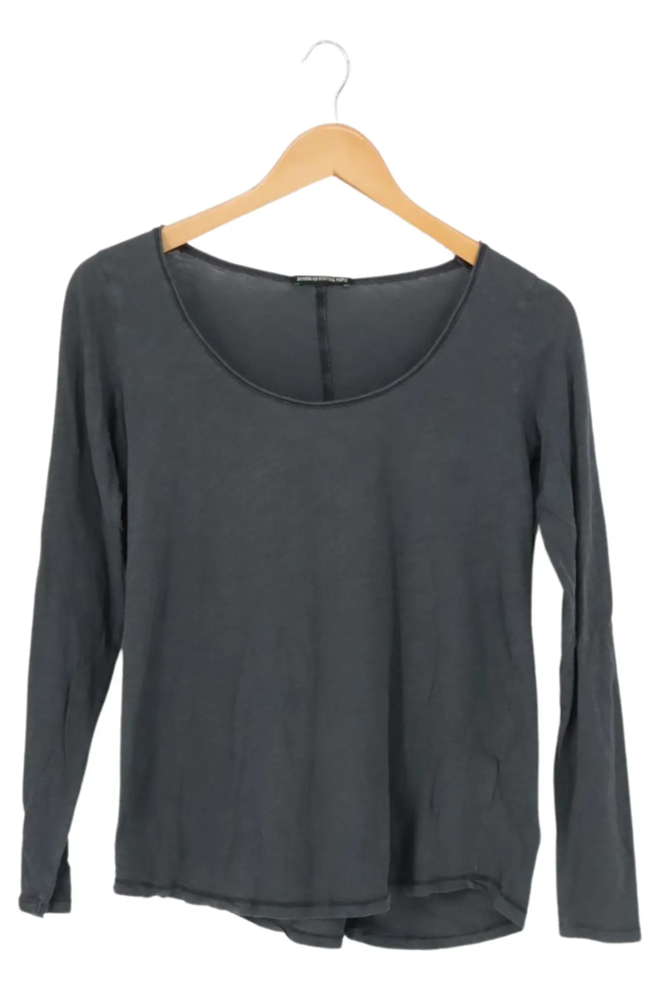 DRYKORN Damen Langarmshirt Grau Gr. 32/XXS Casual Minimalistisch