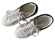 Vorschaubild 2 von Sneaker low Damen Gr. 37 Weiß Reißverschluss Tiermuster Casual