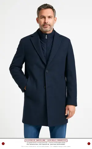 RENÉ LEZARD Wollmantel