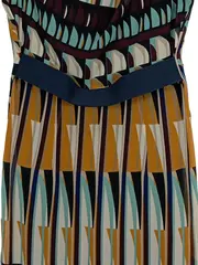 Vorschaubild 5 von Damen Freizeitkleid Gr. 38 Mehrfarbig Grafisches Muster Modern