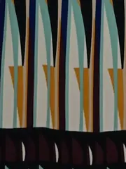 Vorschaubild 8 von Damen Freizeitkleid Gr. 38 Mehrfarbig Grafisches Muster Modern