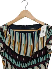 Vorschaubild 3 von Damen Freizeitkleid Gr. 38 Mehrfarbig Grafisches Muster Modern