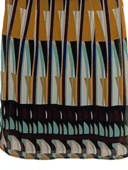 Vorschaubild 7 von Damen Freizeitkleid Gr. 38 Mehrfarbig Grafisches Muster Modern