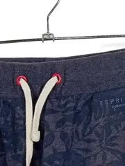 Vorschaubild 3 von Damen Sport Shorts Blau Blattmuster Gr. 34/XS