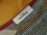 Vorschaubild 4 von Damen Midikleid Gr. 50 Grau kariert Freizeitkleid