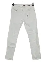Vorschaubild 1 von Herren Jeans Regular Fit Weiß Größe 30 Luxury T400