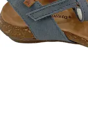 Vorschaubild 4 von Sandalen Damen Gr. 36 Blau Leder Casual