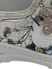 Vorschaubild 3 von Damen Sneaker low Blumenmuster Mehrfarbig Gr. 37 Reißverschluss