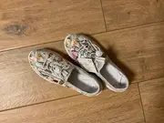 Vorschaubild 4 von Damen Sneaker low Blumenmuster Mehrfarbig Gr. 37 Reißverschluss