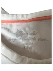 Vorschaubild 3 von Baby Mädchen T-Shirt Gr. 68 Weiß Spitze Ärmellos