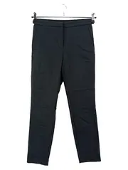 Vorschaubild 1 von Damen Stoffhose Gr. M 38 Schwarz Basic Business mit roten Seitenstreifen