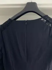 Vorschaubild 4 von Businesskleid Damen 38/M Schwarz mit Spitze 3/4 Arm