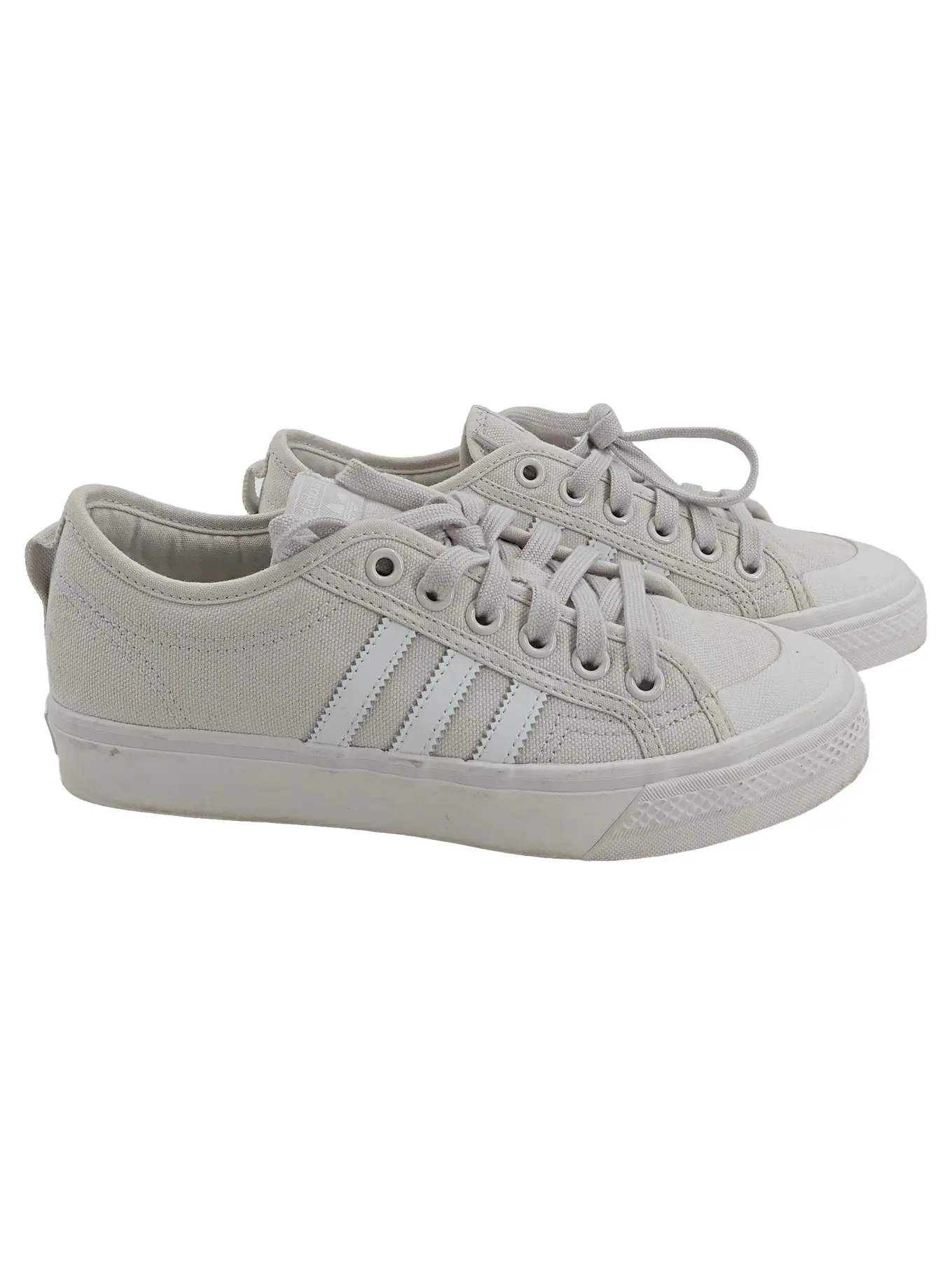 ADIDAS Sneaker low Damen Gr. 39 1/3 Beige Sportlich Freizeitschuh