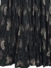 Vorschaubild 4 von Damen Kleid Gr. S Schwarz Paisley Viskose Bohemian Tunika