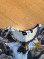 Vorschaubild 6 von Kinder Freizeitkleid Gr. 140 Mehrfarbig Tiermotive Raffungen Baumwolle