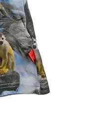 Vorschaubild 5 von Kinder Freizeitkleid Gr. 140 Mehrfarbig Tiermotive Raffungen Baumwolle