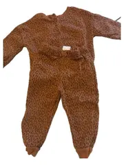 Vorschaubild 4 von Baby Trainingsanzug Kinder Gr. 74 Braun Leopard Muster Set Casual