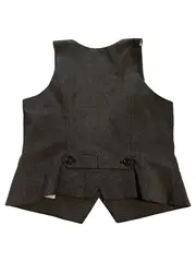 Vorschaubild 2 von Damen Anzugweste Gr. 36/S Grau Kariert Glencheck Business