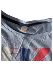 Vorschaubild 3 von T-Shirt Kinder Gr. 164 Blau Kurzarm Casual Schriftzug