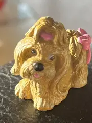 Vorschaubild 3 von Yorkshire Terrier Hund Schleich Spielfigur Gold 3.5 cm