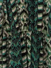 Vorschaubild 6 von Damen Businesskleid XS Mehrfarbig Modern Print Langarm