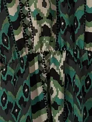 Vorschaubild 7 von Damen Businesskleid XS Mehrfarbig Modern Print Langarm