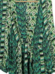 Vorschaubild 4 von Damen Businesskleid XS Mehrfarbig Modern Print Langarm