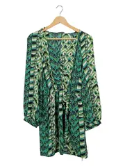 Vorschaubild 1 von Damen Businesskleid XS Mehrfarbig Modern Print Langarm