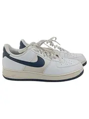 Vorschaubild 1 von Air Force 1 Low Herren Sneaker Weiß Navy Gr. 44 Leder