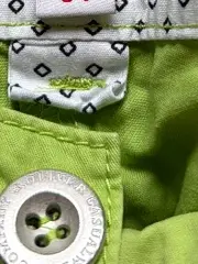 Vorschaubild 6 von Damen Caprihose Stoffhose Gr. 34 Grün Baumwolle Sommer