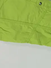 Vorschaubild 4 von Damen Caprihose Stoffhose Gr. 34 Grün Baumwolle Sommer