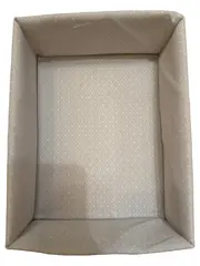Vorschaubild 1 von Stoffbox Aufbewahrungsbox Polyester Beige Rechteckig 26,5x20,5x10,5 cm