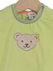 Vorschaubild 2 von Baby Body Gr. 68 Grün mit Teddybär Applikation