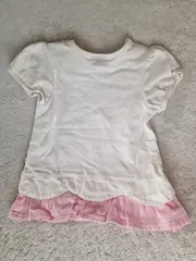 Vorschaubild 3 von Mädchen T-Shirt Gr. 128 Mehrfarbig Kurzarm Schriftzug Strass